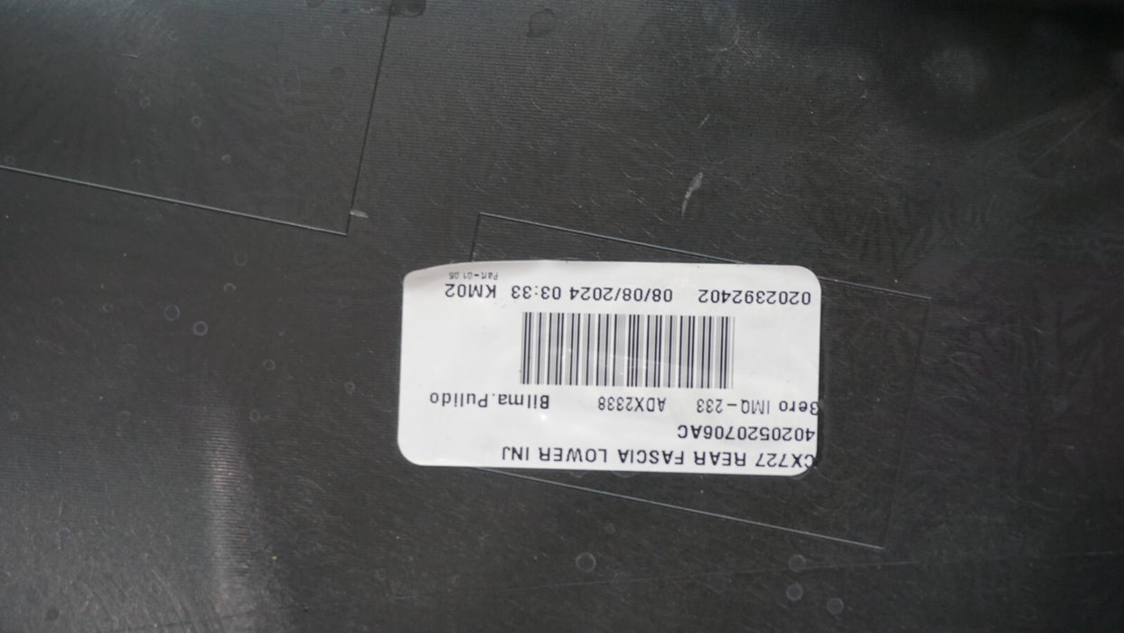 2021-2024 FORD MUSTANG MACH-E REAR LOWER BUMPER VALANCE  COVER LJ8B-17E899 OEM