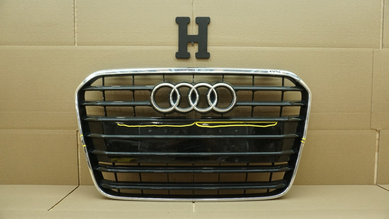 2012-2015 AUDI A6 FRONT BUMPER CENTER GRILL GRILLE OEM  4G0853653A 12 13 14 15