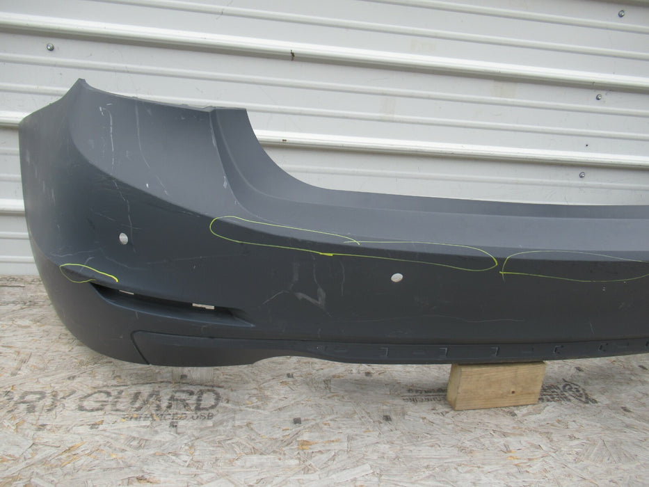 2012 - 2013 BMW 3 SERIES F30 REAR BUMPER COVER PANEL BLACK AFTERMARKET OEM