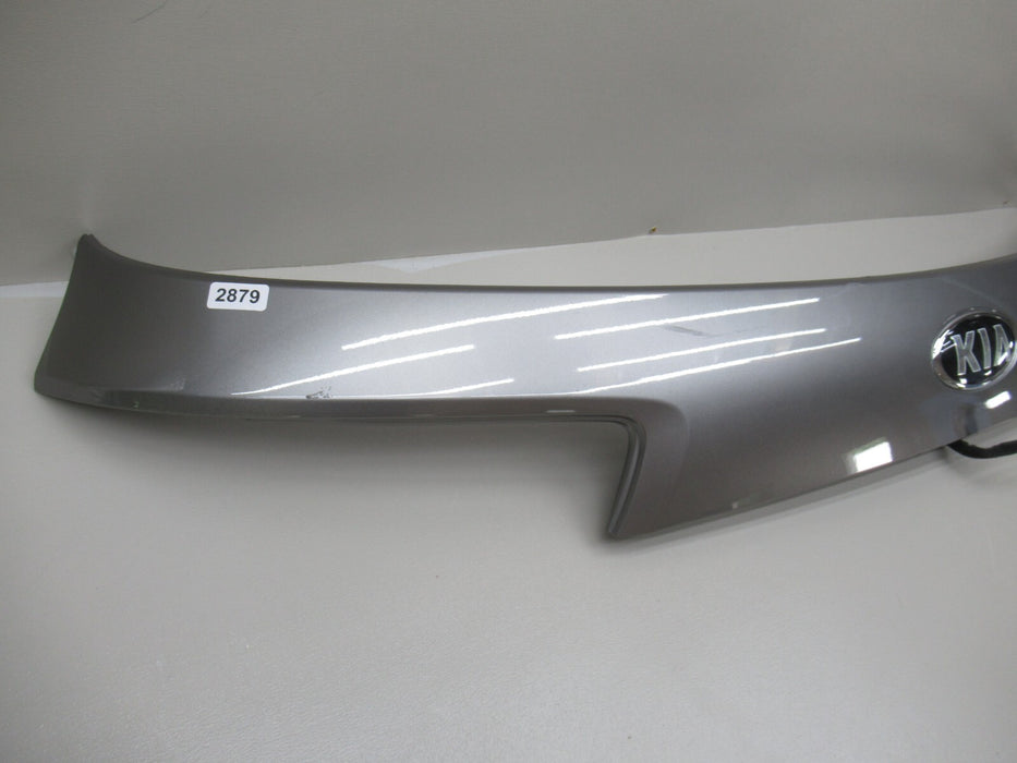 2016-2020 KIA SORENTO REAR TRUNK TAILGATE UPPER FINISH MOLDING W/ CAMERA OEM