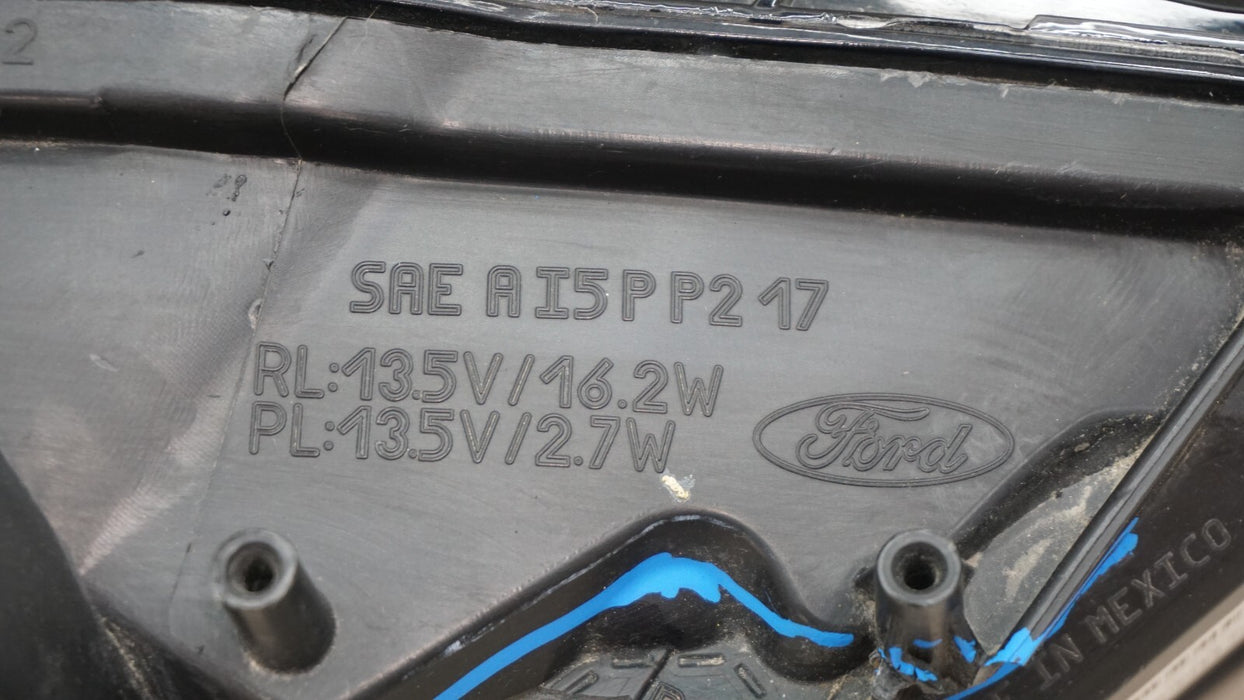 2017-2020 FORD FUSION FRONT LEFT DRIVERS SIDE HALOGEN HEADLIGHT OEM