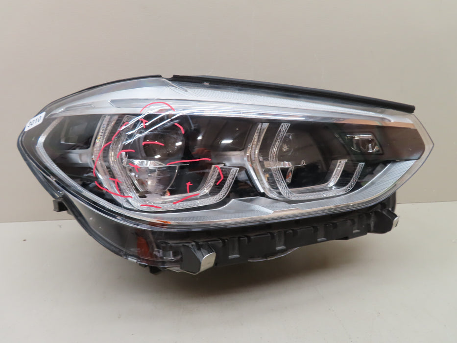 2018-2021 BMW X3 X4 Adaptive LED RIGHT RH Headlight LAMP OEM