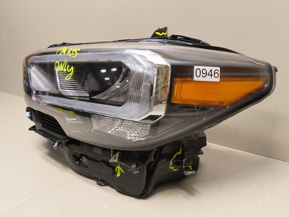 2020-2022 TOYOTA TACOMA FRONT LEFT DRIVER SIDE HEADLIGHT LED OEM PARTS ONLY