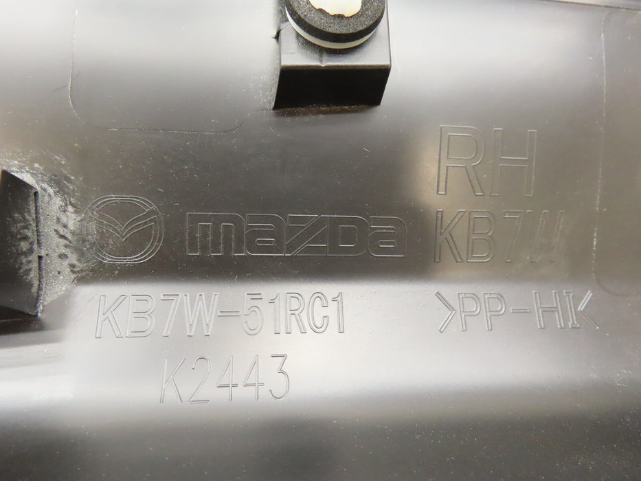 2017-2022 MAZDA CX-5 REAR RIGHT PASSENGER SIDE DOOR MOULDING OEM KB7W-51RC1