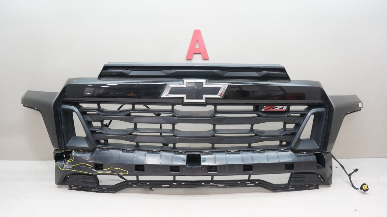 2023-2025 CHEVROLET COLORADO Z71 FRONT BUMPER RADIATOR GRILLE OEM