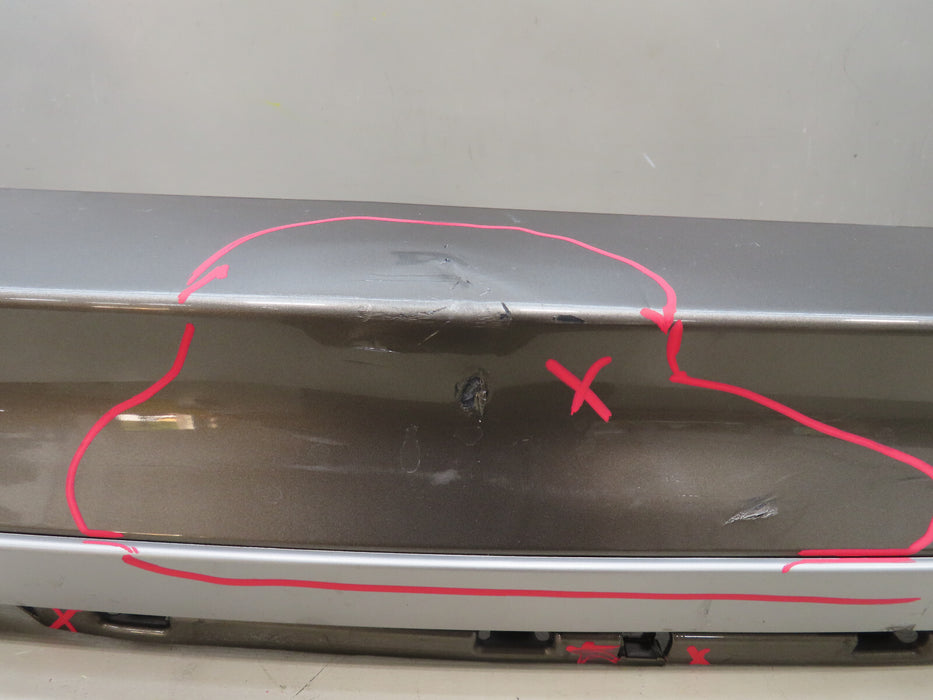 2014 2015 2016 BMW X5 BASE REAR BUMPER COVER OEM 51127294392