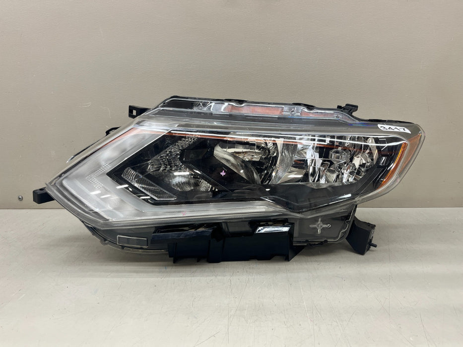 2017-2020 NISSAN ROGUE HALOGEN LEFT DRIVER HEADLIGHT OEM