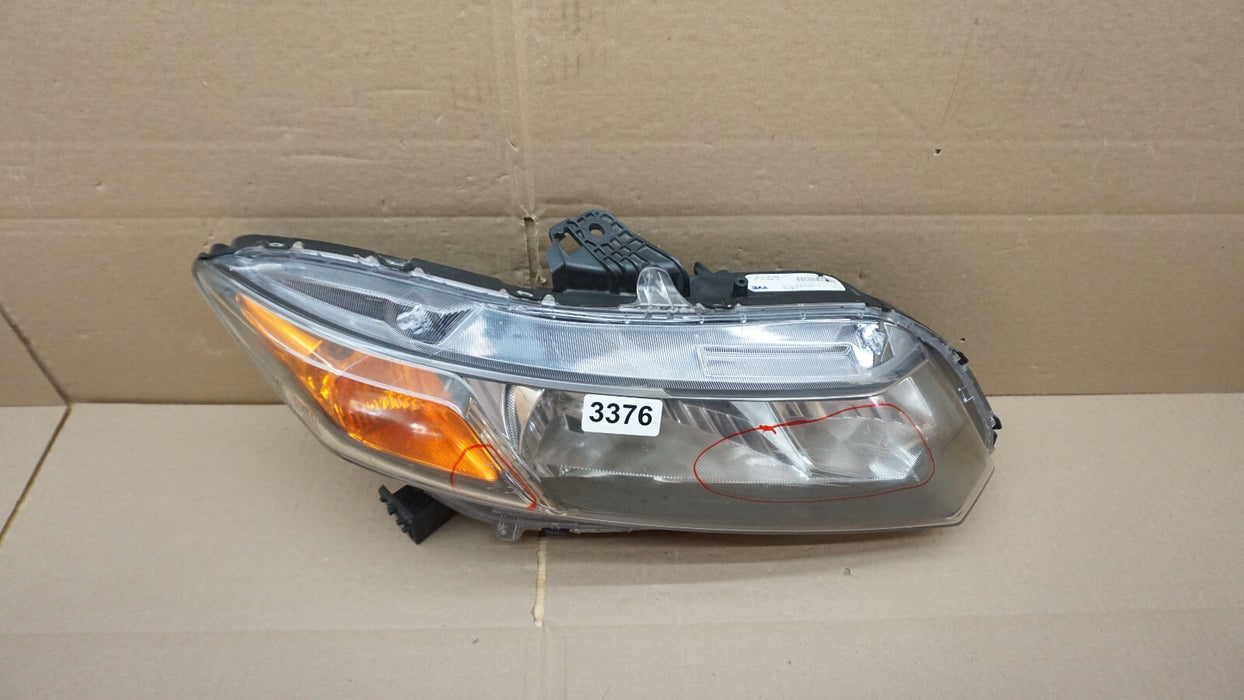2012-2015 HONDA CIVIC FRONT RIGHT PASSENGER SIDE HEADLIGHT (TYC) 12 13 14 15