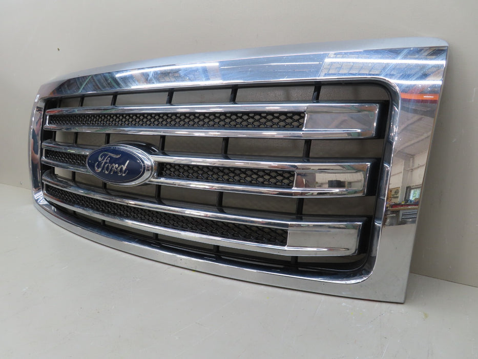 2013-2014 FORD F-150 FRONT BUMPER GRILLE GRILL W/ EMBLEM OEM DL34-8200-FB