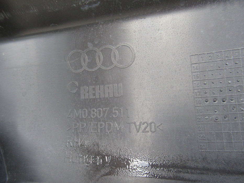 2017 2018 2019 2020 AUDI Q7 REAR UPPER BUMPER COVER 4M0807511 OEM