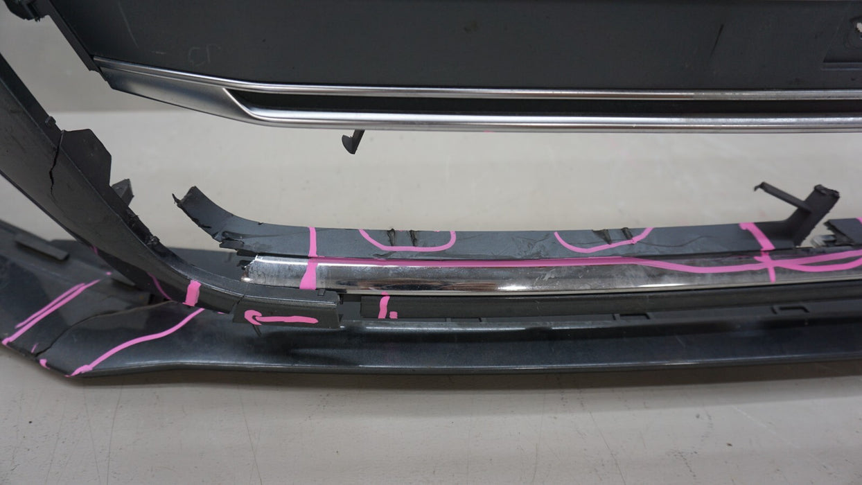 2018-2019 AUDI S5 B9 FRONT BUMPER COVER PANEL W/ GRILLE EMBLEM OEM 8W6807437