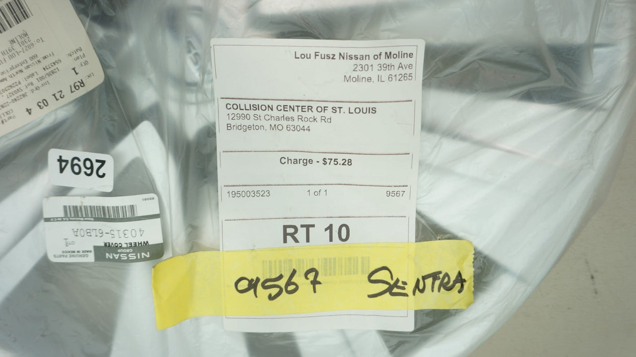 *MINT* 2020-2023 NISSAN SENTRA 16" WHEEL COVER HUB CAP 40315-6LB0A OEM