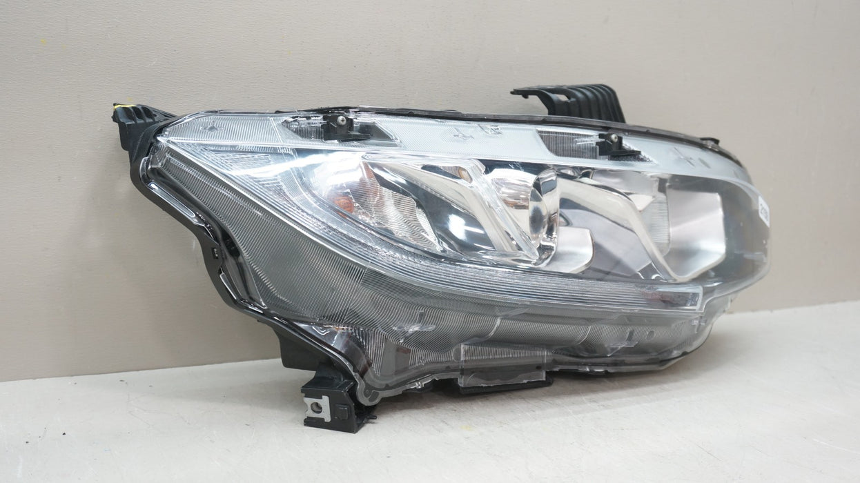 2016-2019 HONDA CIVIC FRONT RIGHT PASSENGER SIDE HALOGEN HEADLIGHT OEM
