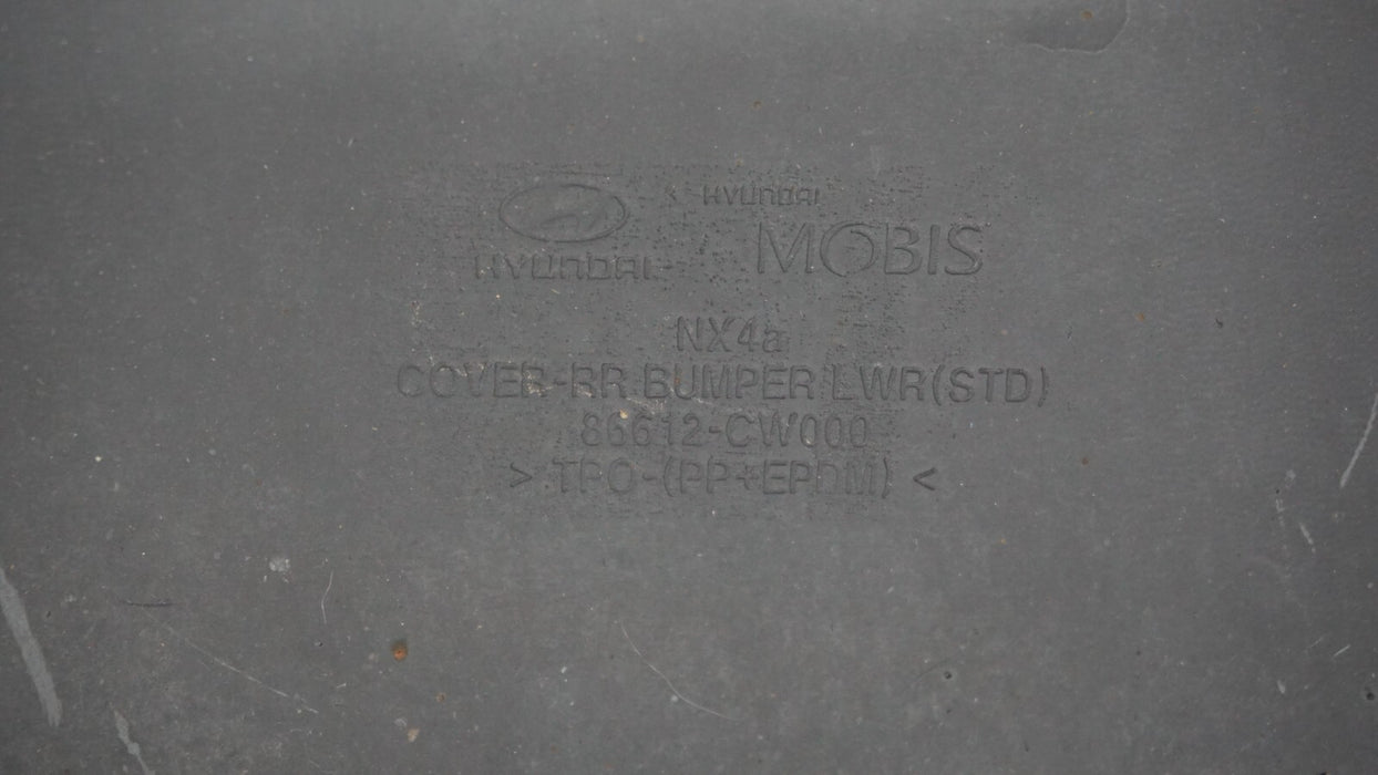 2022-2023 HYUNDAI TUCSON REAR BUMPER COVER PANEL OEM 86612-CW000