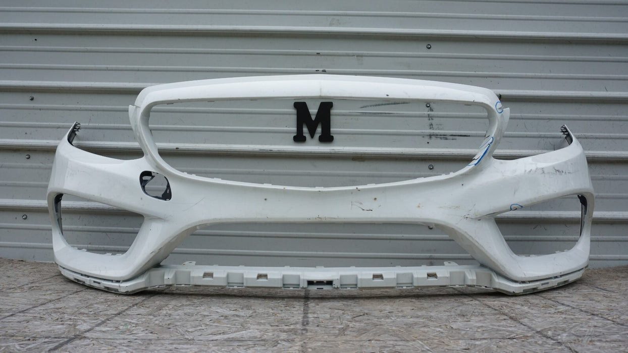 2015-2017 MERCEDEZ BENZ C300 C-CLASS FRONT BUMPER COVER OEM 15 16 17