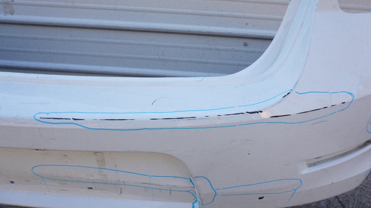 2013 2014 2015 CHEVROLET CHEVY MALIBU REAR BUMPER COVER WHITE OEM 13 14 15