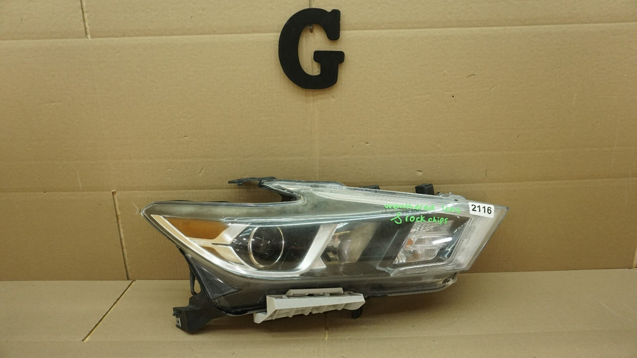 2016-2018 NISSAN MAXIMA FRONT RIGHT PASSENGER SIDE HEADLIGHT HALOGEN CAPA