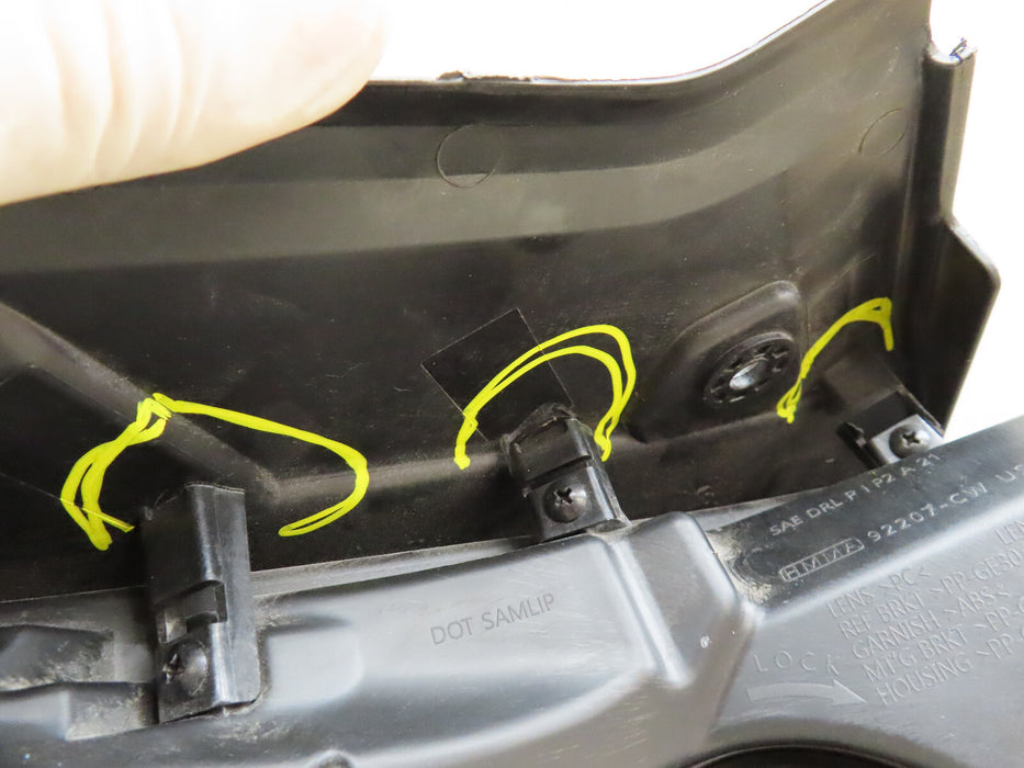 2022 2023 HYUNDAI TUCSON FRONT LEFT DRIVER UPPER DAYTIME RUNNING LIGHT OEM