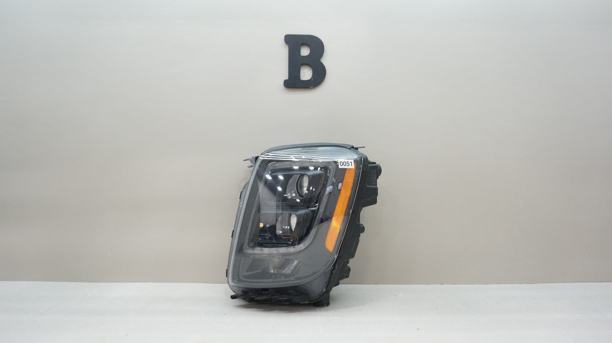 2020-2022 KIA TELLURIDE FRONT LEFT DRIVER SIDE LED BLACK HEADLIGHT OEM 92101-S9