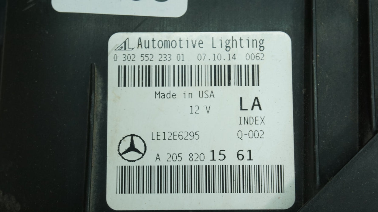 2015-2018 MERCEDES BENZ C-CLASS FRONT LEFT DRIVERS SIDE LED HEADLIGHT  *PARTS*