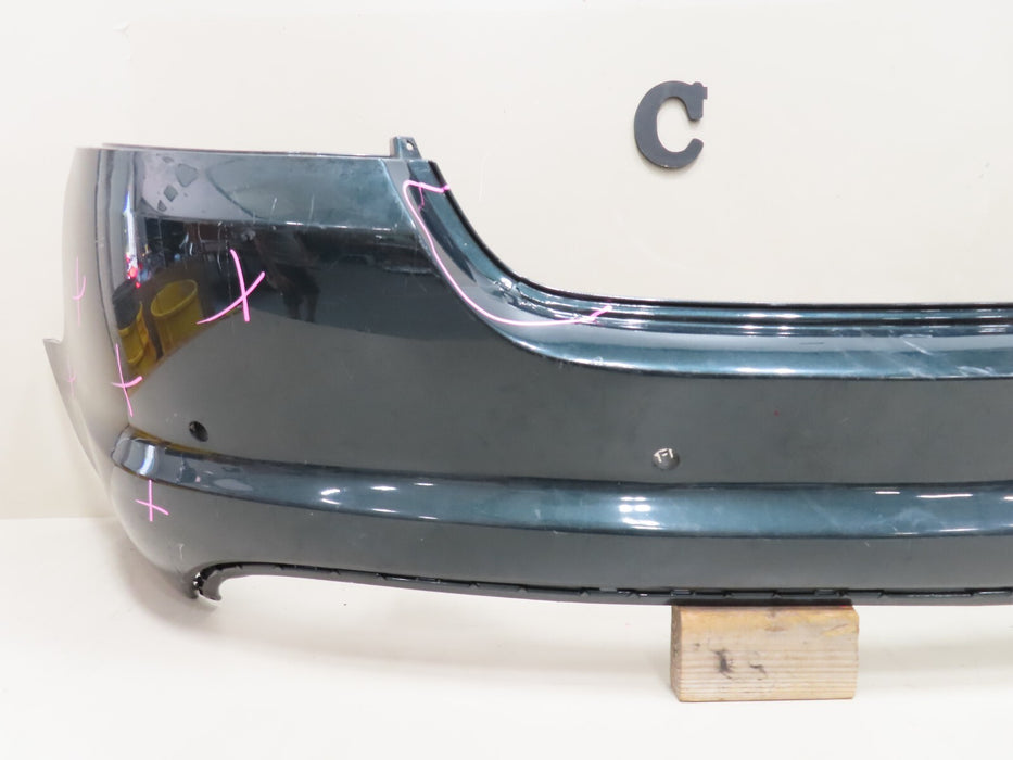 2012-2015 JAGUAR XF REAR BUMPER COVER PANEL W/ SENSOR HOLE OEM 8X23-17D781-AD