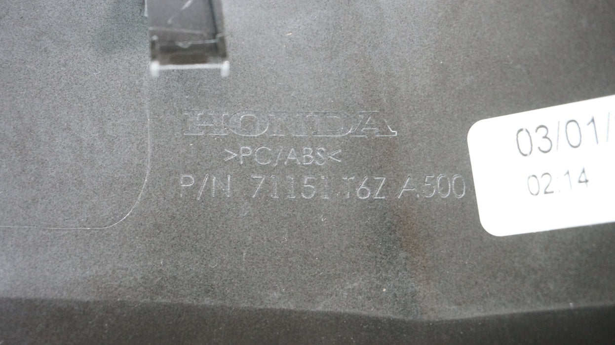 2017-2020 HONDA RIDGELINE FRONT UPPER GRILLE MOLDING TRIM OEM 71151-T6Z-A500