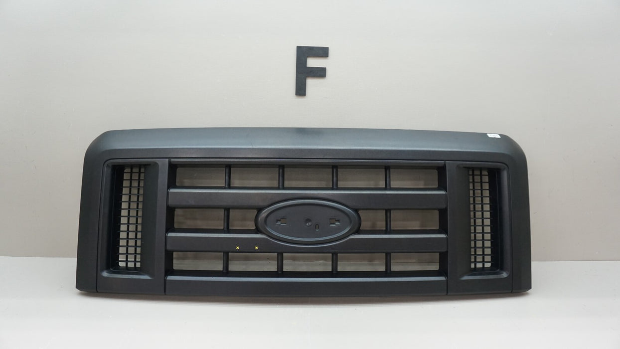 2008-2014 FORD ECONOLINE E SERIES E150 E250 E350 FRONT MAIN GRILLE 8C24-8200-EHW