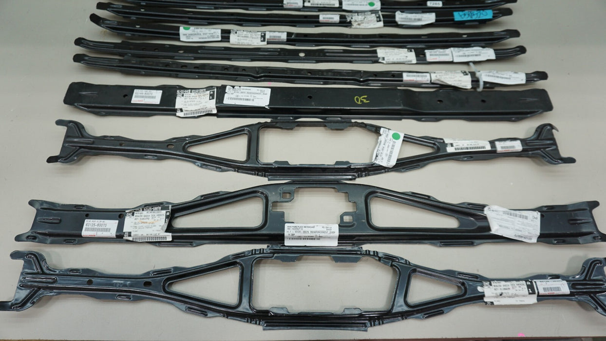 2010-2022 LEXUS GX460 ROOF RAIL REINFORCEMENT BRACKETS COMPLETE KIT 63148-50040