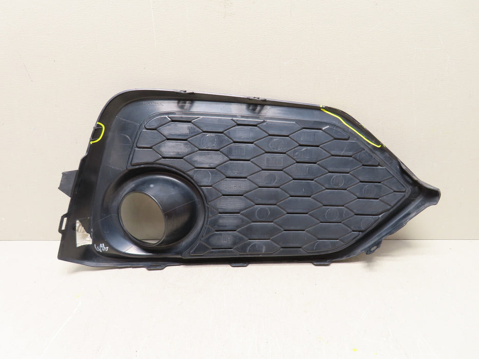 2017 2018 HONDA CIVIC FRONT LEFT DRIVER FOG LIGHT COVER BEZEL OEM P#71108-TGG-A2
