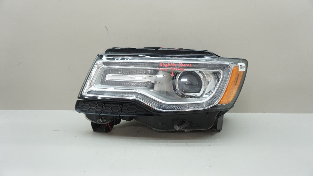 2017-2021 JEEP GRAND CHEROKEE FRONT LF LEFT DRIVER SIDE XENON HEADLIGHT OEM