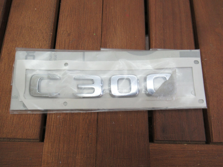 2017-2020 MERCEDES BENZ C300 REAR TRUNK EMBLEM NAMEPLATE MODELPLATE OEM
