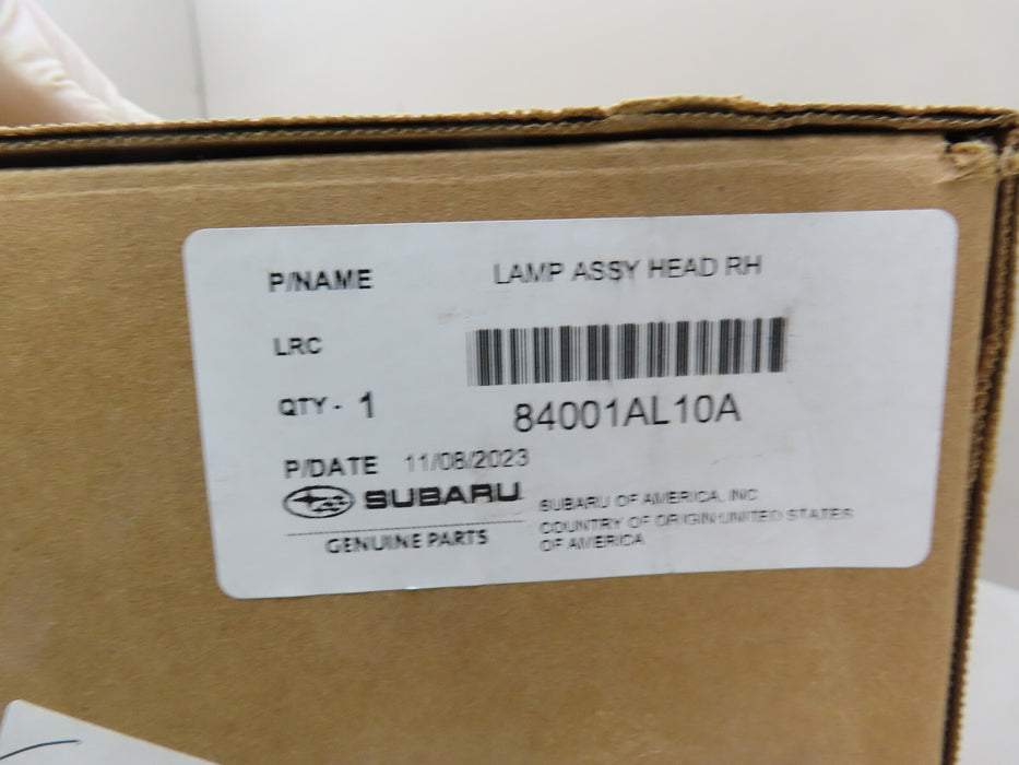 2018 2019 SUBARU OUTBACK FRONT RIGHT PASSENGER SIDE HEADLIGHT HALOGEN OEM