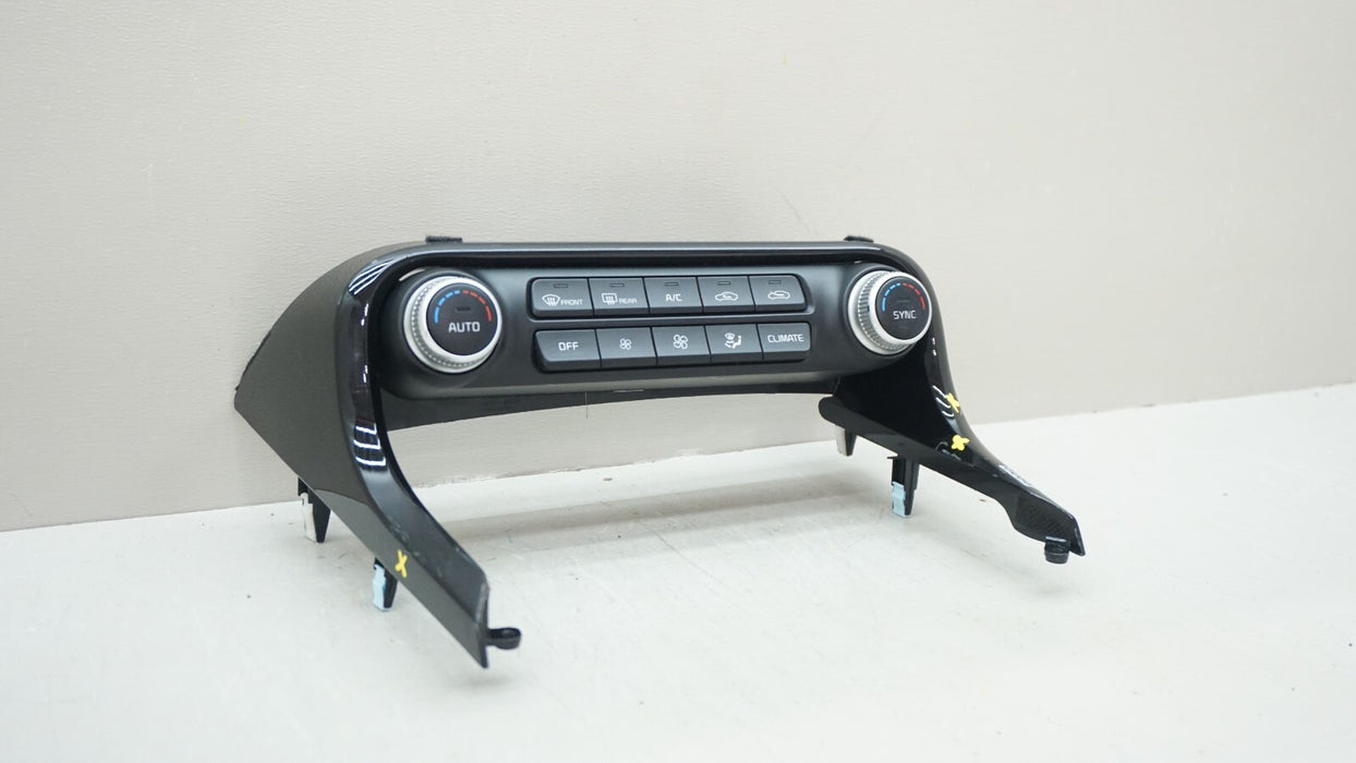 2018-2021 KIA STINGER GT GT1 HEATER AC CLIMATE CONTROL UNIT TRIM PANEL OEM
