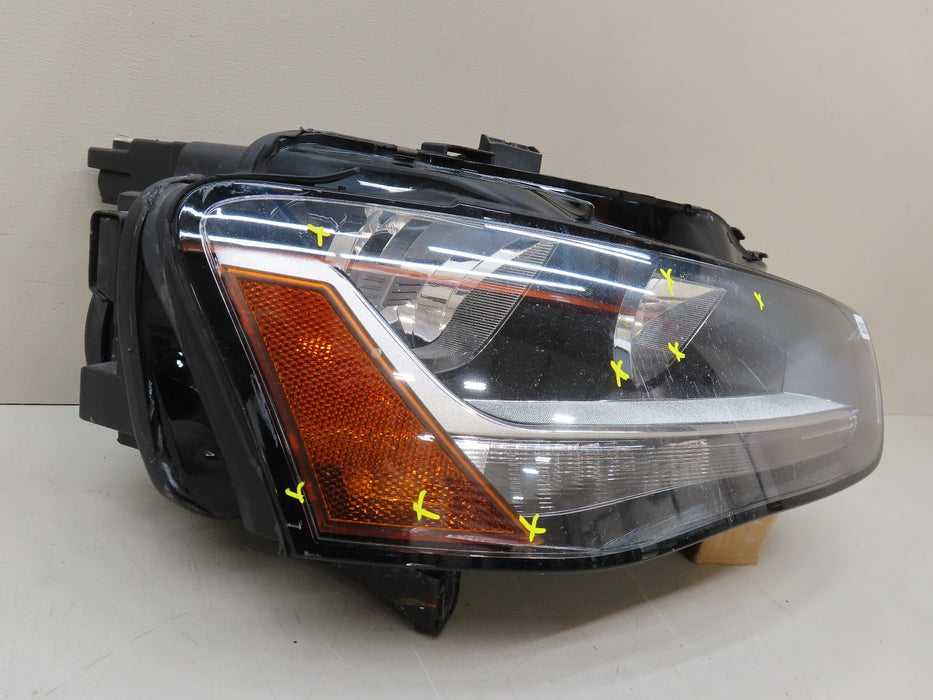 2013-2016 AUDI A4 FRONT RIGHT PASSENGER SIDE HEADLIGHT OEM