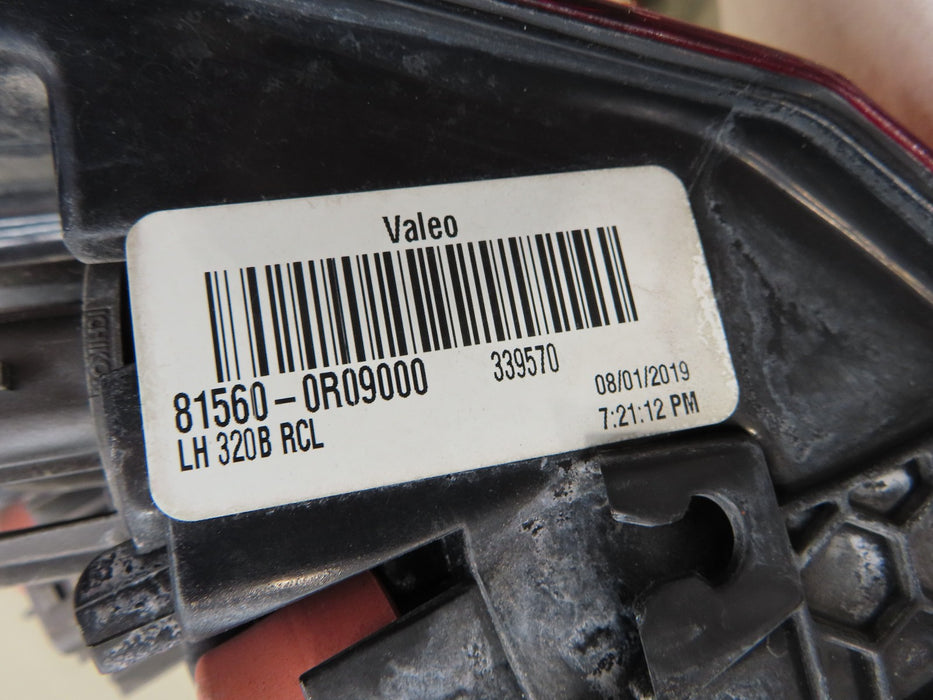 2019-2022 TOYOTA RAV4 REAR LEFT DRIVER SIDE TAIL LIGHT OEM 81560-0R09000