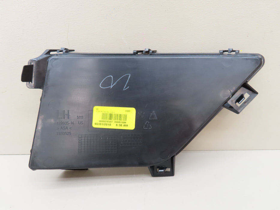 2019-2021 BMW X4 FRONT LEFT DRIVER COVER PANEL AIR INLET OEM 51117459525