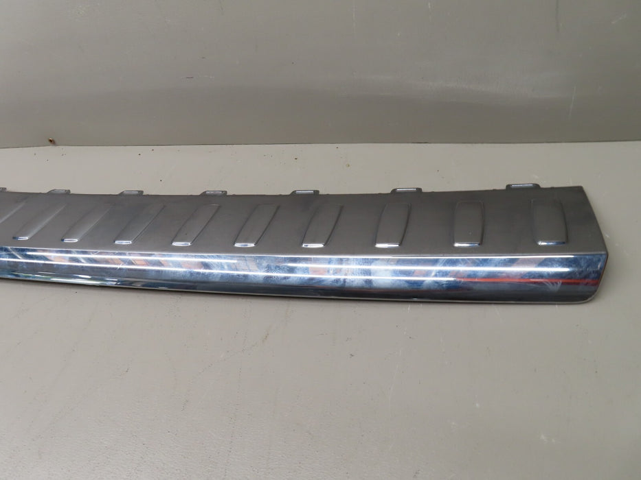2013-2016 MERCEDES GL550 REAR BUMPER STEP PAD SILL MOLDING COVER CHROME OEM
