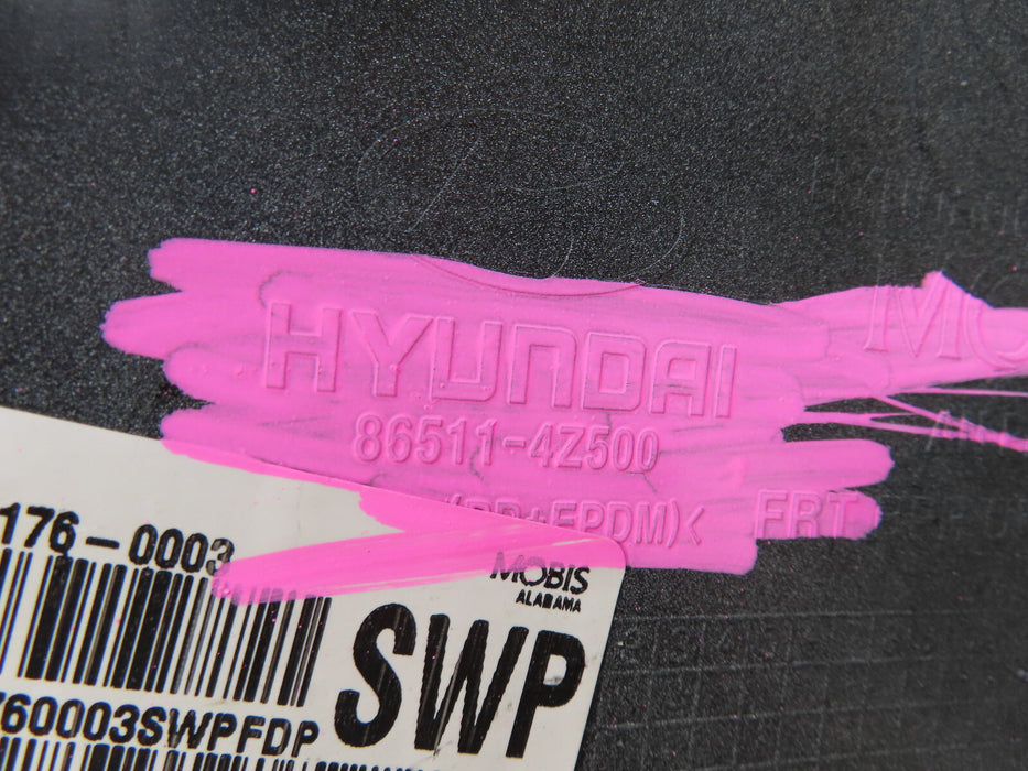 2017-2018 HYUNDAI SANTA FE SPORT FRONT BUMPER COVER OEM 86511-4Z500