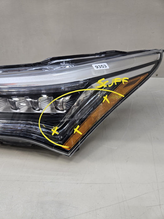 2019-2025 ACURA RDX LEFT DRIVER SIDE HEADLIGHT FULL LED OEM