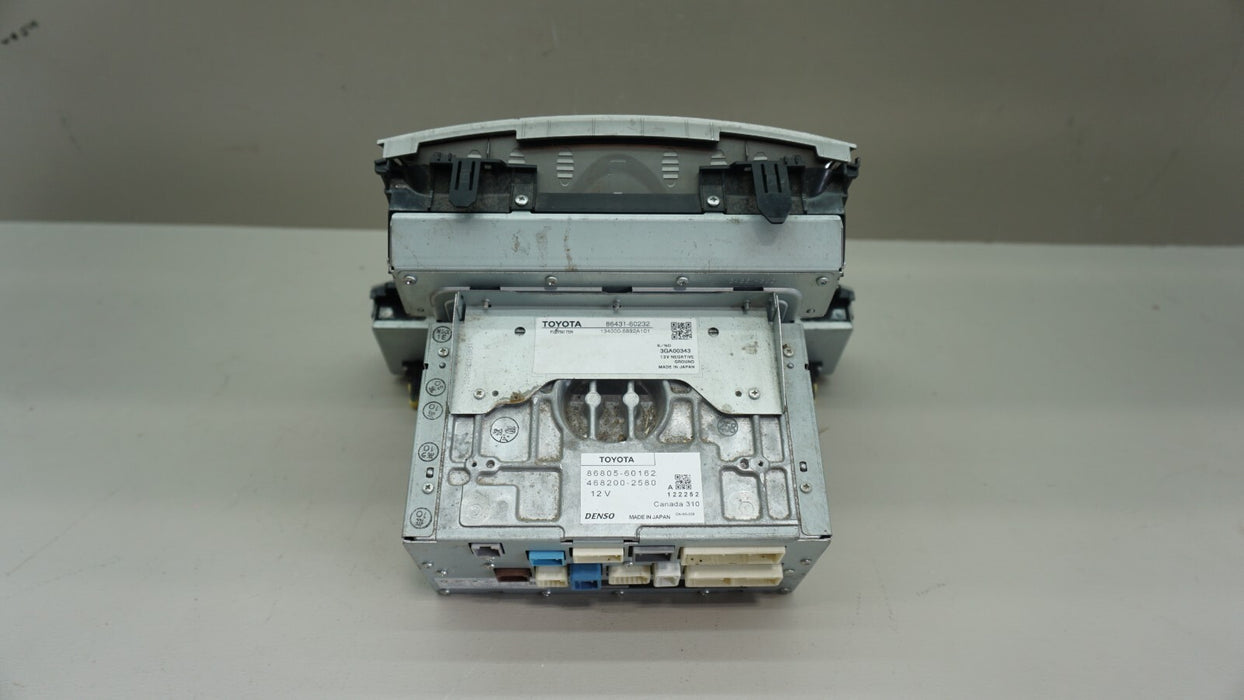 2010 LEXUS LX570 NAVIGATION RADIO DISPLAY CLIMATE CONTROL SWITCH OEM 86431-60232