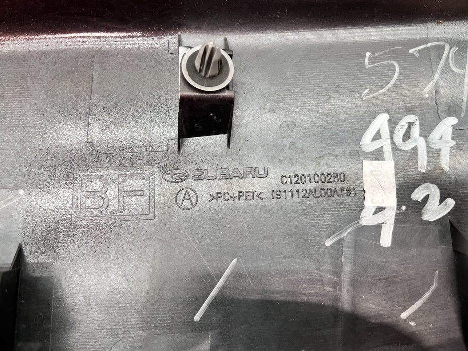 2015-2019 SUBARU OUTBACK REAR TAILGATE FINISH PANEL OEM C120100280