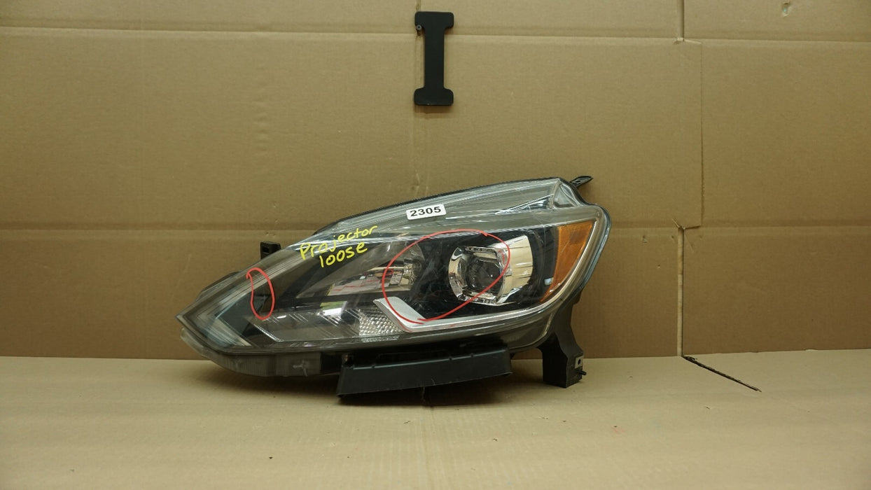 2018-2019 NISSAN SENTRA FRONT LEFT DRIVER HEADLIGHT LED OEM 18 19