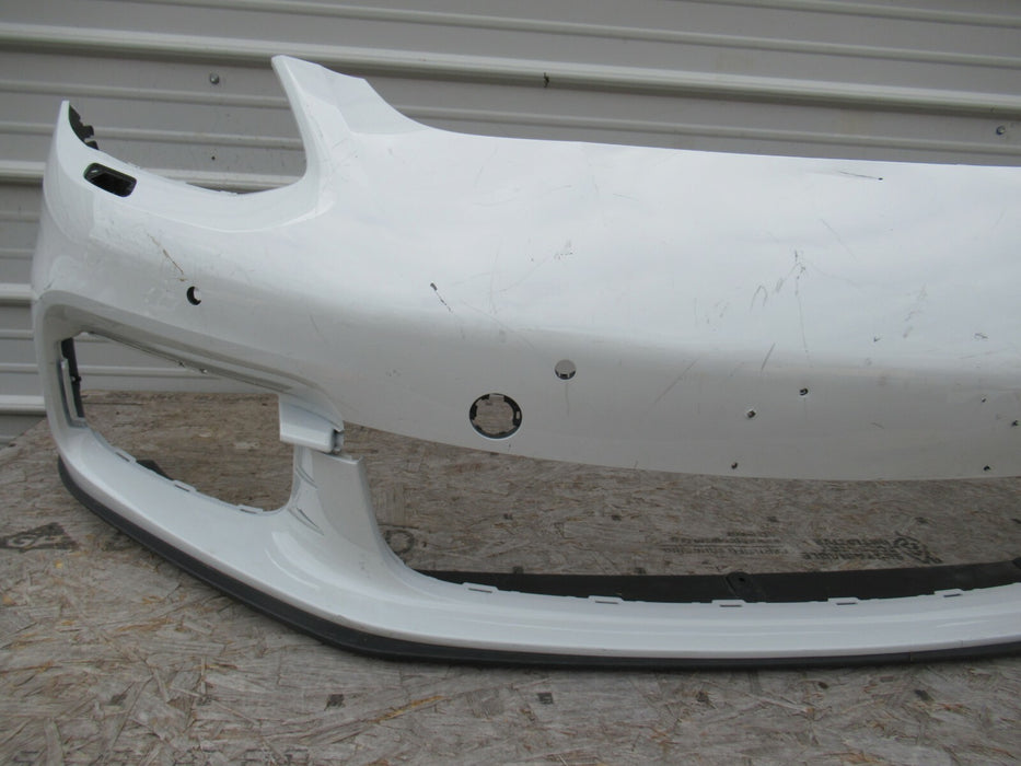 2017-2019 PORSCHE PANAMERA FRONT BUMPER COVER PANEL FACTORY WHITE 971807541 OEM