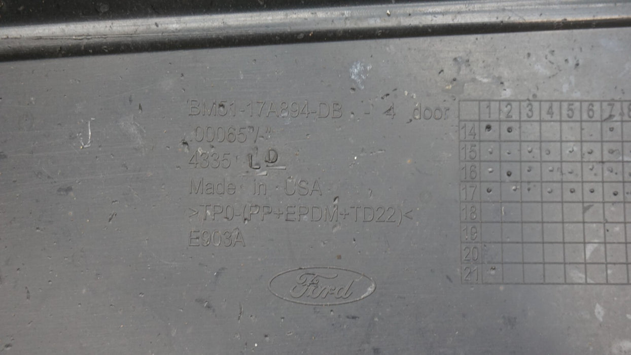 2012-2014 FORD FOCUS REAR LOWER BUMPER COVER VALANCE OEM BM51-17A894-DB