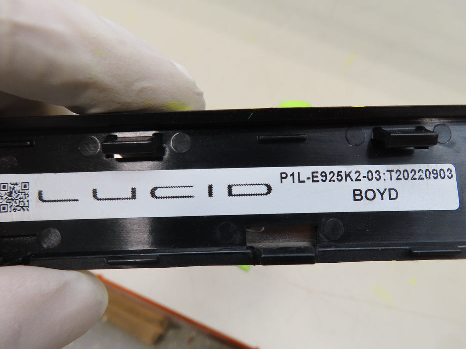 2022 2023 2024 LUCID AIR GRAND TOURING REAR LEFT C-PILLAR TRIM MOLDING PANEL OEM