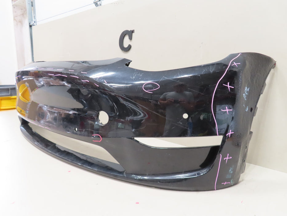 2020-2022 TESLA MODEL Y FRONT BUMPER COVER PANEL W/ SESNOR HOLE OEM 1493745-00-A