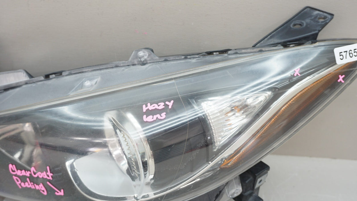 2013-2016 MAZDA 3 FRONT LH LEFT DRIVER SIDE HALOGEN HEADLIGHT OEM