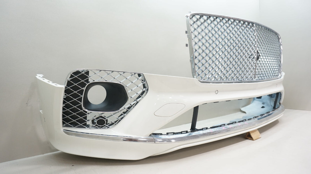 2021-2023 BENTLEY BENTAYGA FRONT BUMPER COVER WITH GRILLES, SENSORS, CAMERA OEM