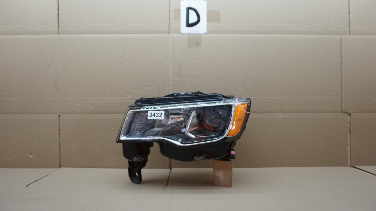 2017-2021 JEEP GRAND CHEROKEE FRONT LEFT DRIVER SIDE HEADLIGHT 17 18 19 20 21