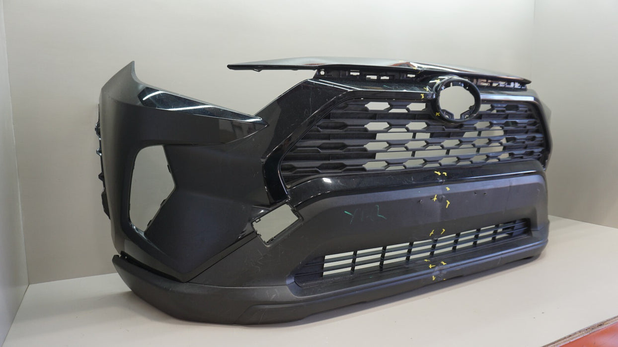 2019-2023 TOYOTA RAV4 FRONT BUMPER COVER W/ LOWER 53113-0R090 OEM 19 20 21 22 23